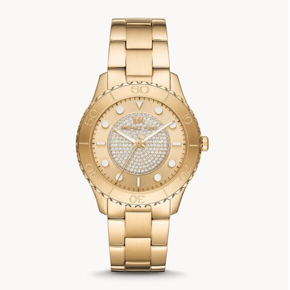 NWT Michael Kors MK6911 Runway Round Adult Female Watch - Picture 1 of 5